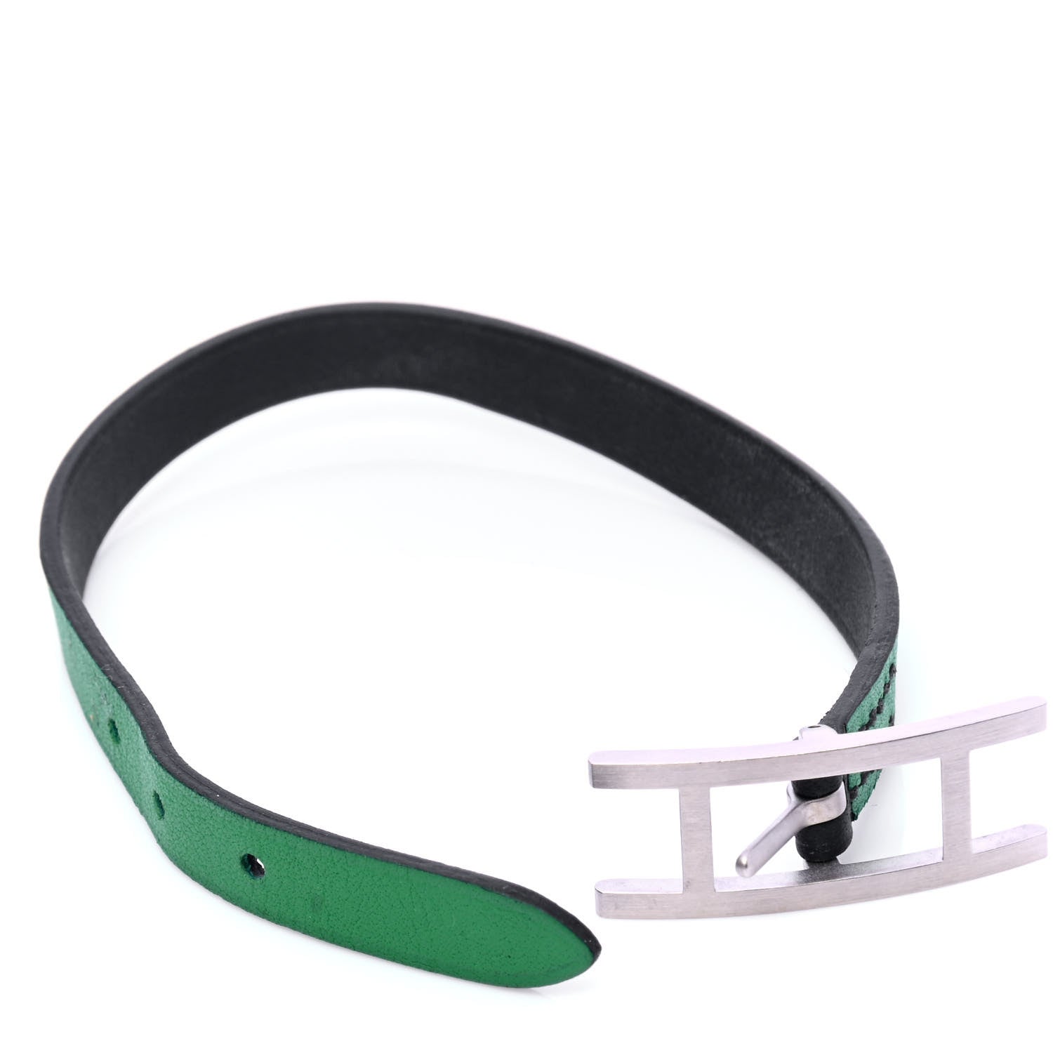 Hermes Swift Behapi Single Tour Bracelet S Bleu Indigo Bambou 4 of 5