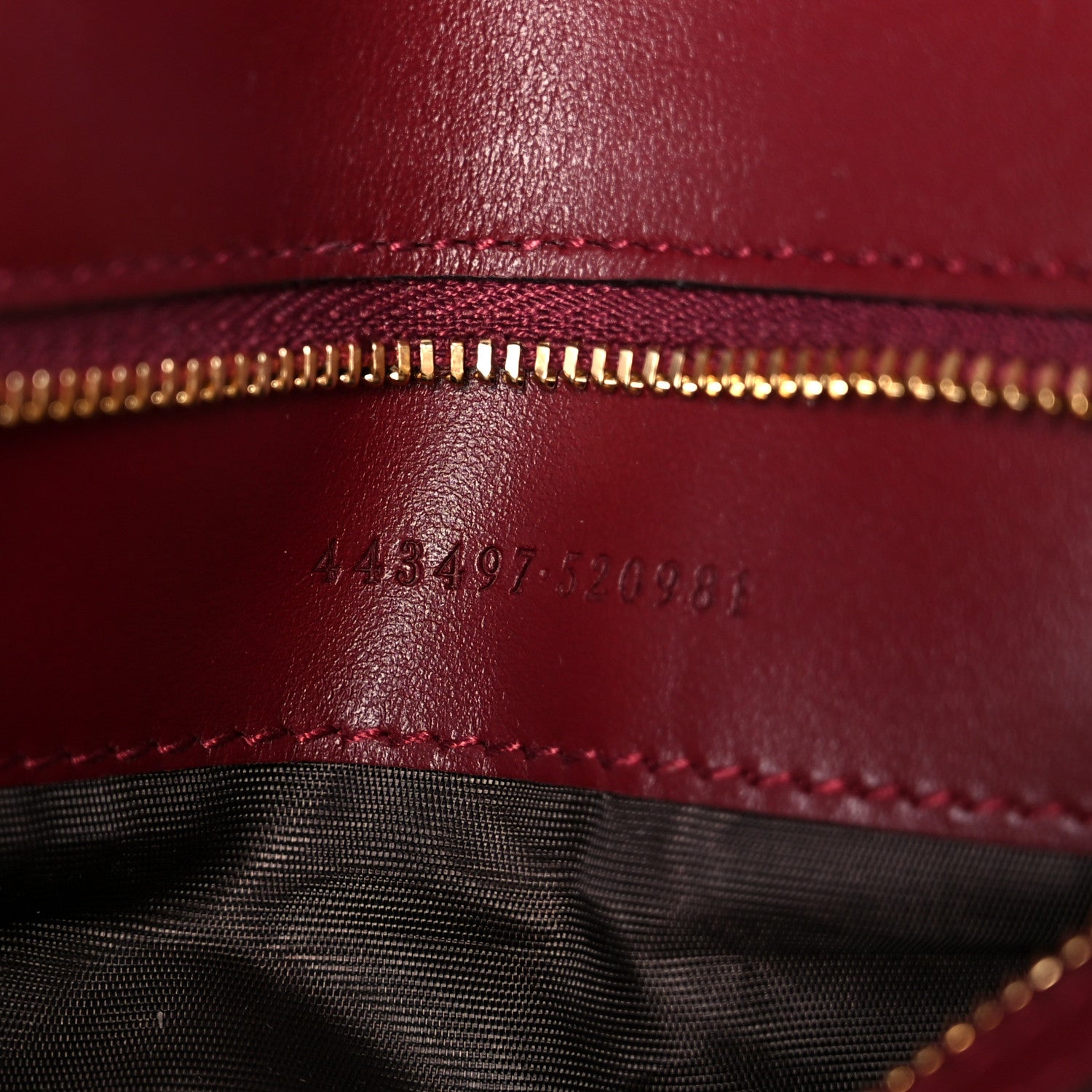 Gucci Calfskin Matelasse Small GG Marmont Shoulder Bag Rosso Ancora 7 of 10