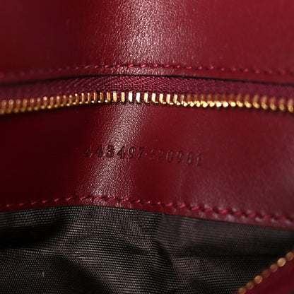 Gucci Calfskin Matelasse Small GG Marmont Shoulder Bag Rosso Ancora 7 of 10