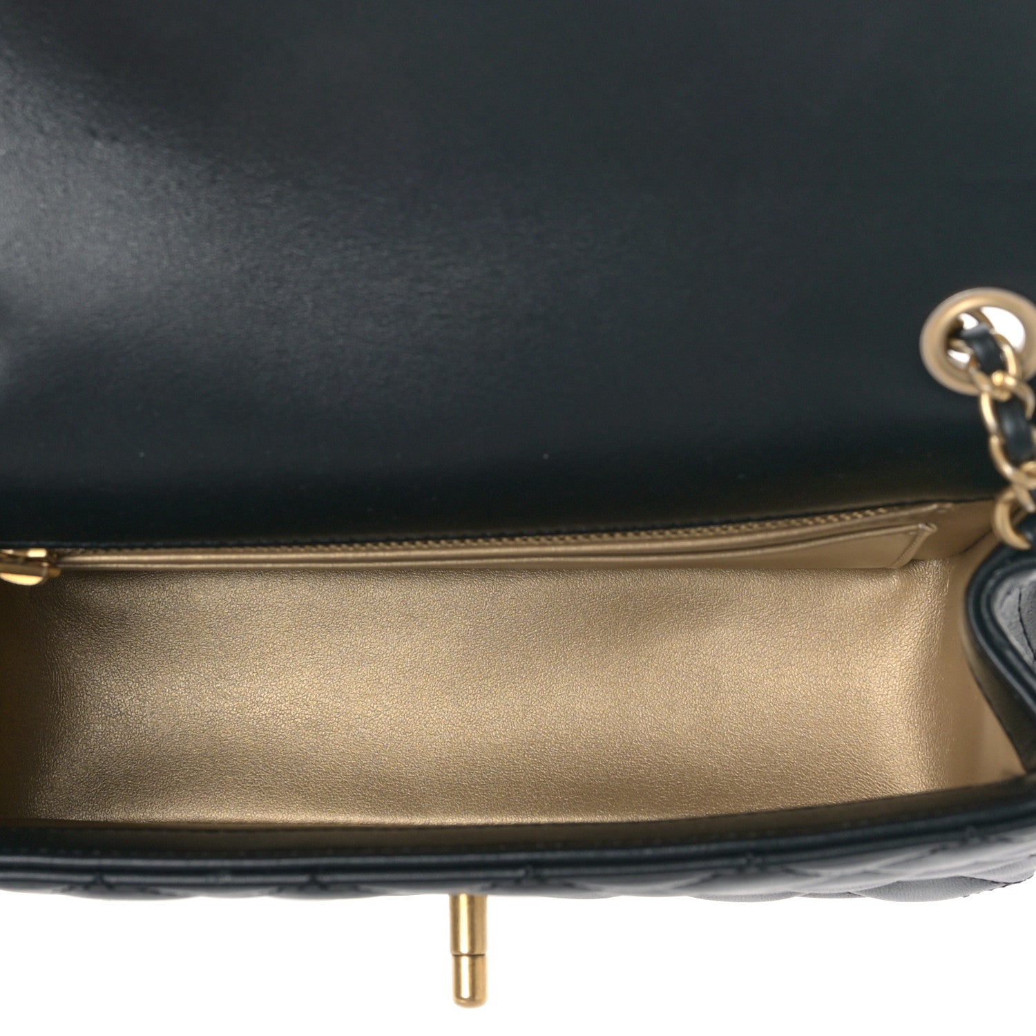 Chanel Lambskin Quilted Mini Rectangular Pearl Crush Flap Black 5 of 10