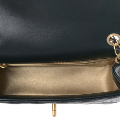 Chanel Lambskin Quilted Mini Rectangular Pearl Crush Flap Black 5 of 10