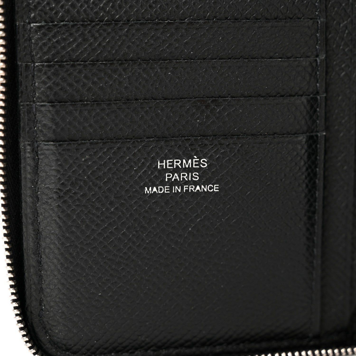 Hermes Epsom Compact Azap Wallet Black 6 of 6