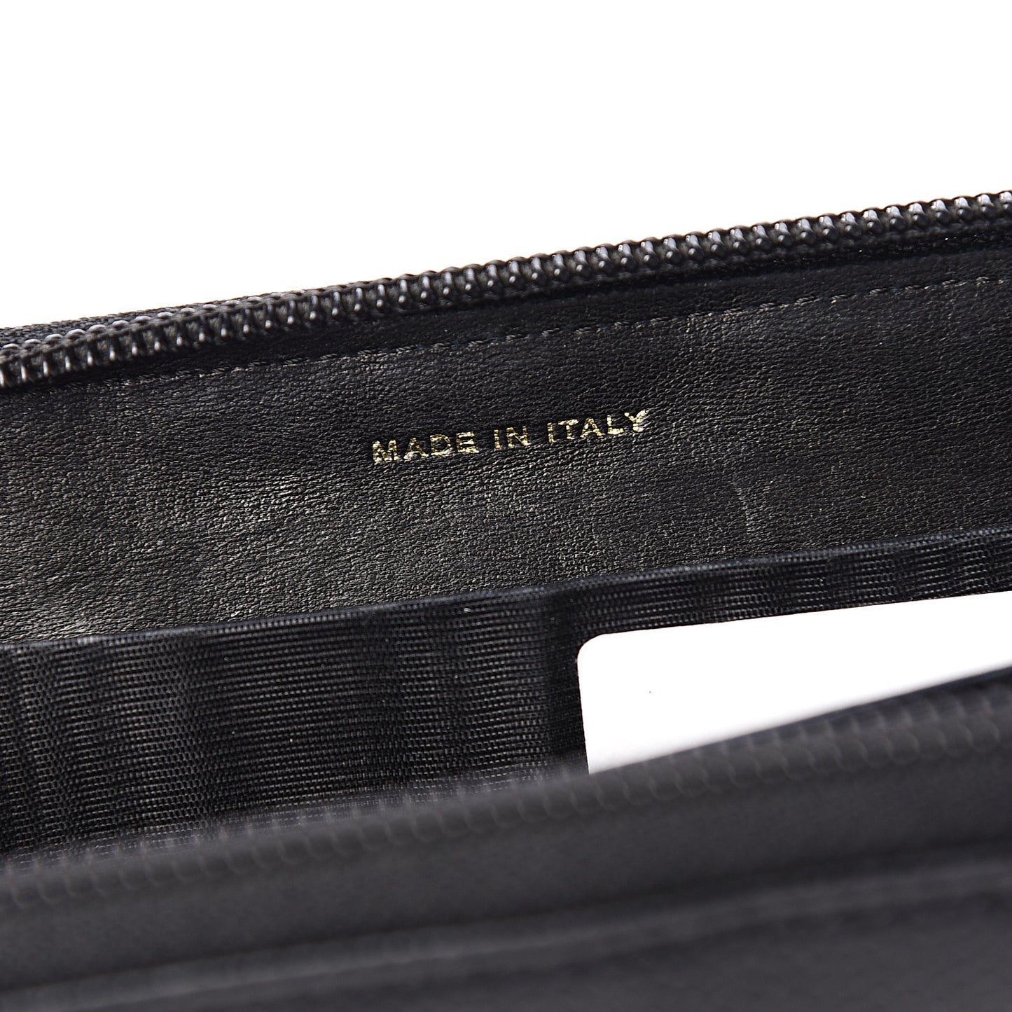 Caviar Timeless CC Large Gusset Zip Around Wallet Black