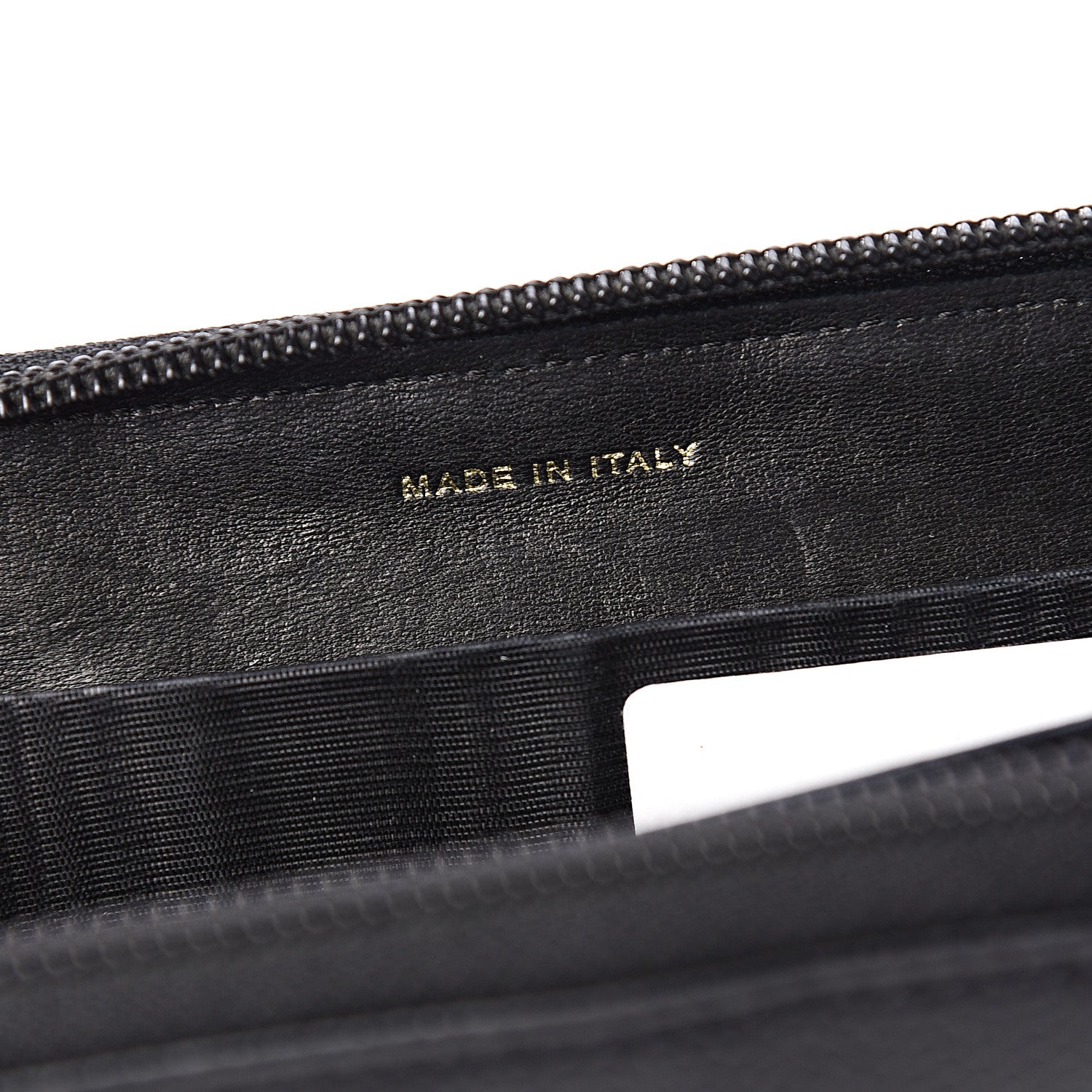 Chanel Caviar Timeless CC Large Gusset Zip Around Wallet Black 6 of 8