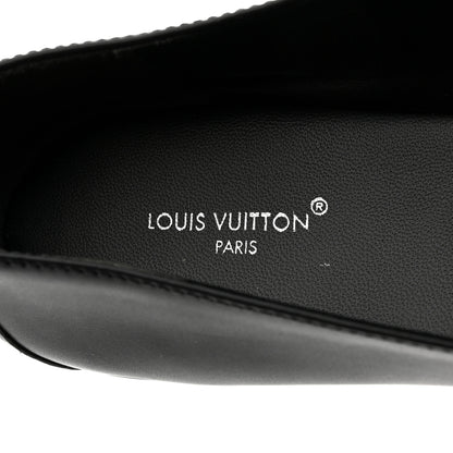Louis Vuitton Smooth Calfskin Capri Loafers 40 Black 6 of 9