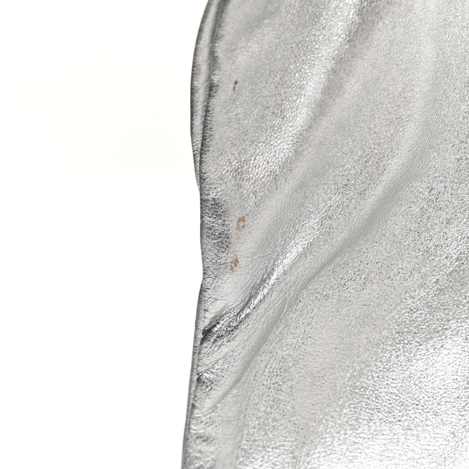 Prada Metallic Nappa Gaufre Messenger Tote Silver 14 of 20