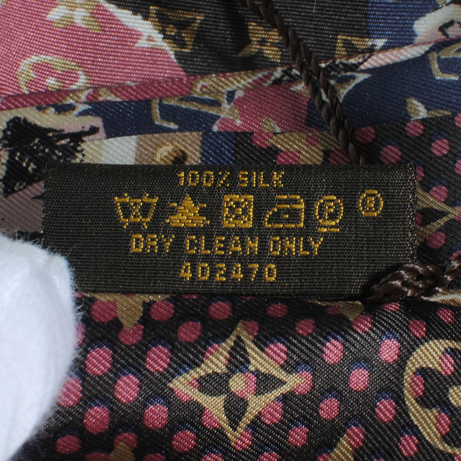 Louis Vuitton Silk Monogram Wallpaper Bandeau 5 of 5