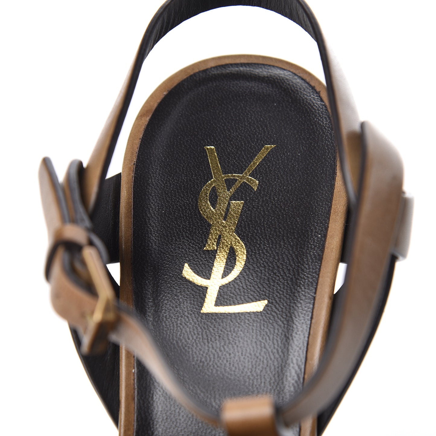 Calfskin Tribute 105 Platform Sandals 41.5 Tundra