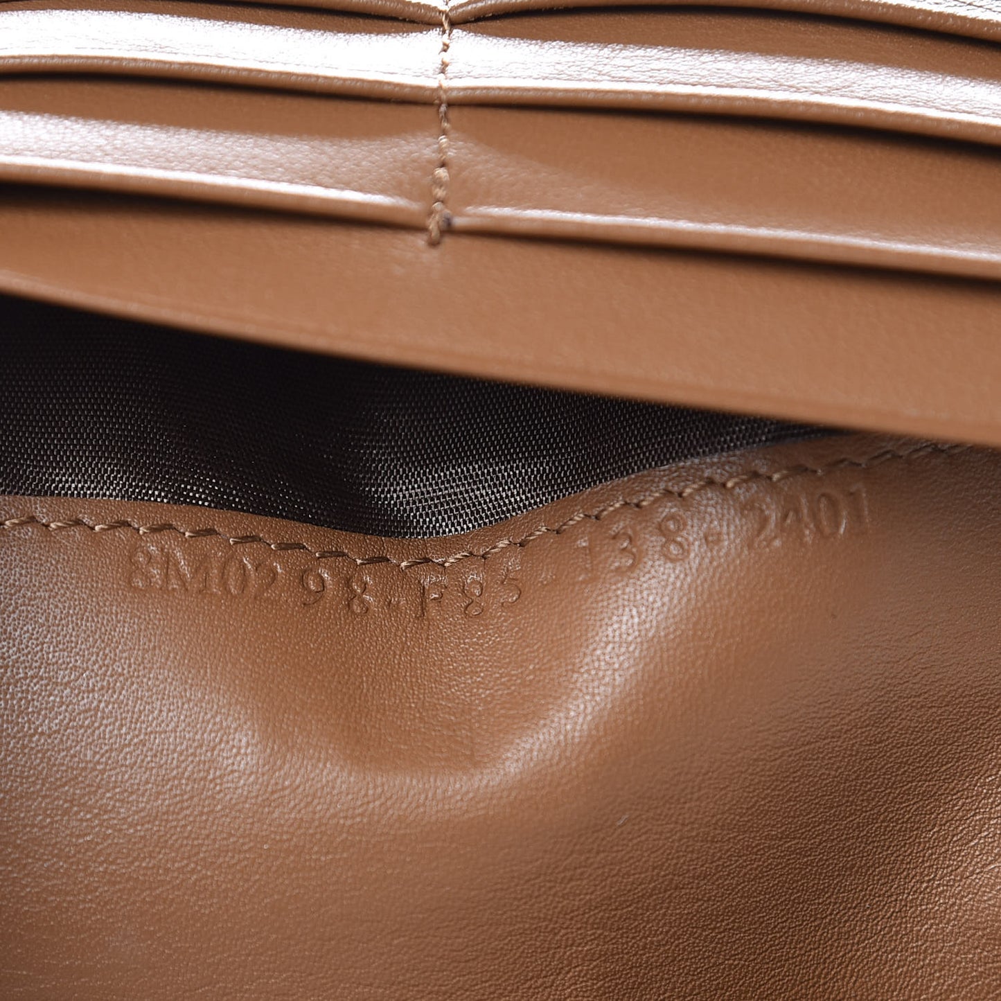Pequin Continental Wallet Tobacco Beige