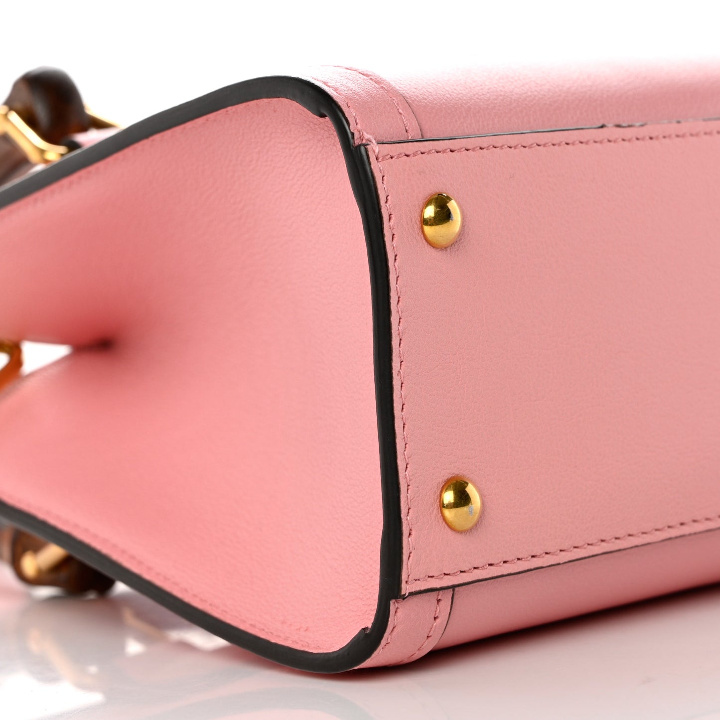 Wonka Grain Calfskin Mini Diana Tote Bag Wild Rose Fuxia Fluo