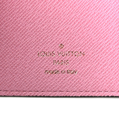 Louis Vuitton Monogram 2022 Christmas Animation Paris Victorine Wallet Pink 7 of 7