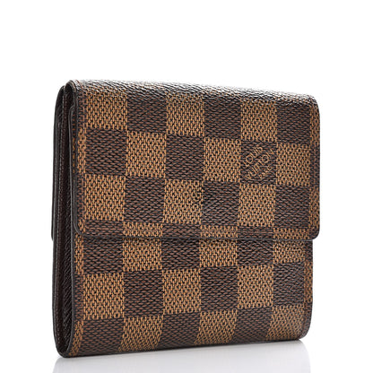 Louis Vuitton Damier Ebene Elise Wallet 3 of 9