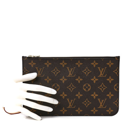 Louis Vuitton Monogram Neverfull MM GM Pochette 2 of 10