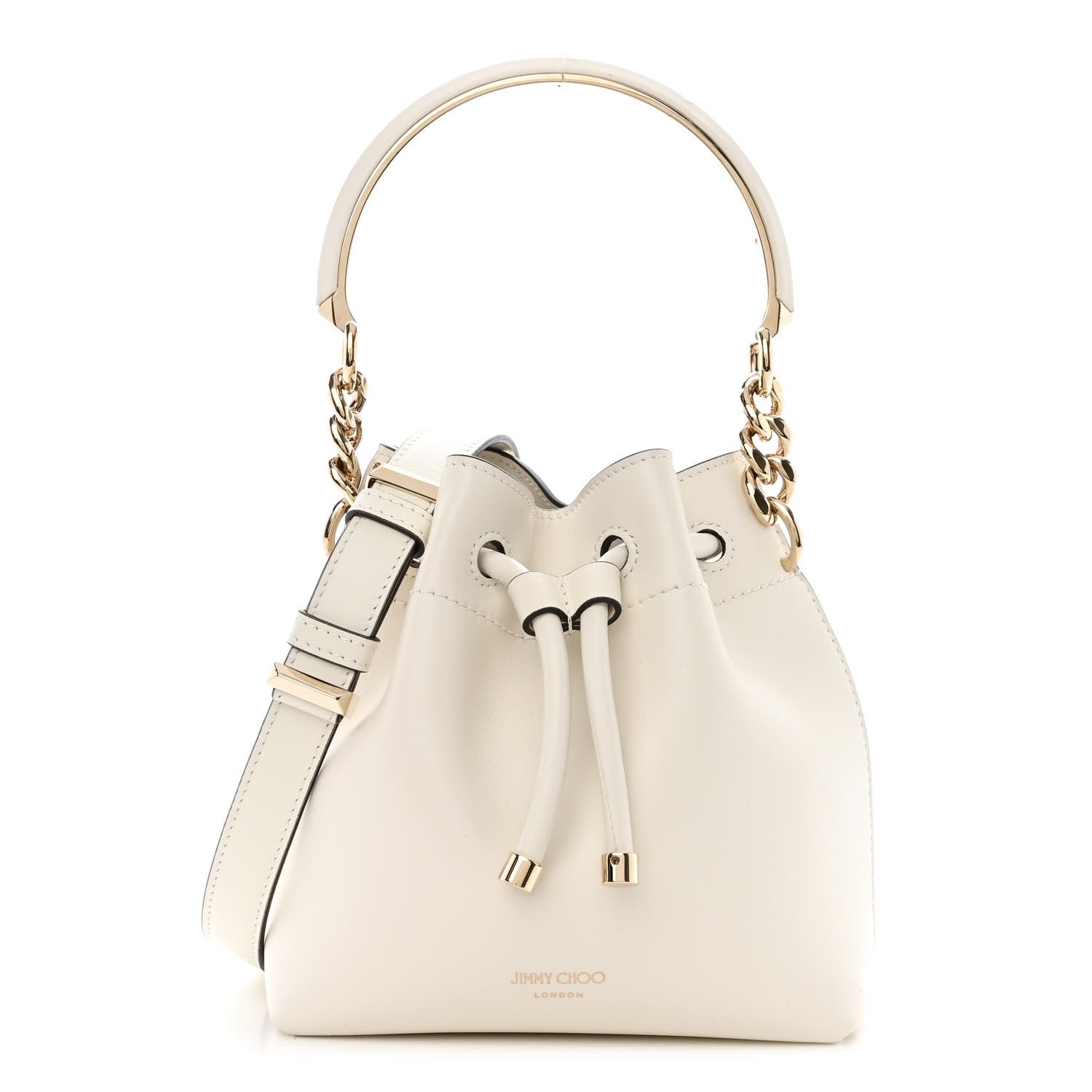 Jimmy Choo Bon Bon Bucket Bag Latte 1 of 10