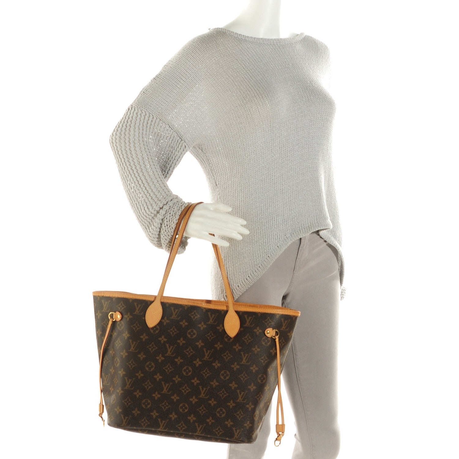 Louis Vuitton Monogram Neverfull MM 2 of 8