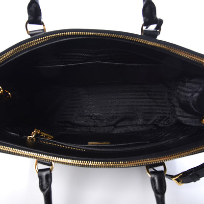 Prada Saffiano Medium Galleria Double Zip Tote Black 5 of 9