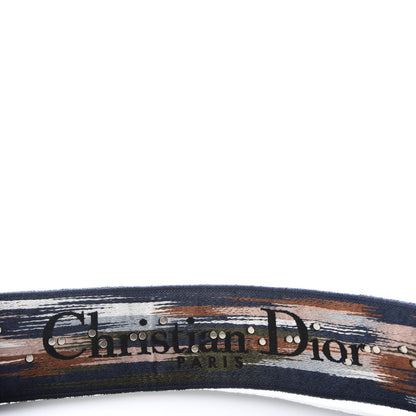 Christian Dior Canvas Embroidered Studded KaleiDiorscopic Shoulder Strap Multicolor 3 of 5