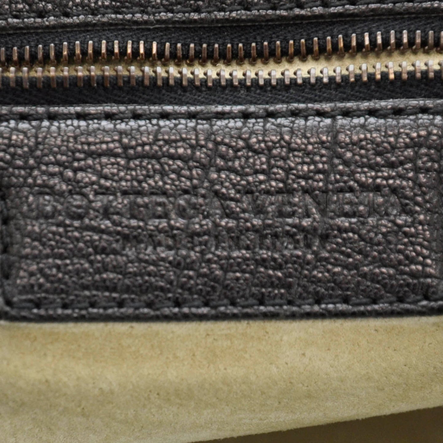 Woven Goatskin Matita East West Belly Bag Nero