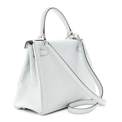 Hermes Taurillon Clemence Kelly Retourne 28 Bleu Pale 3 of 11