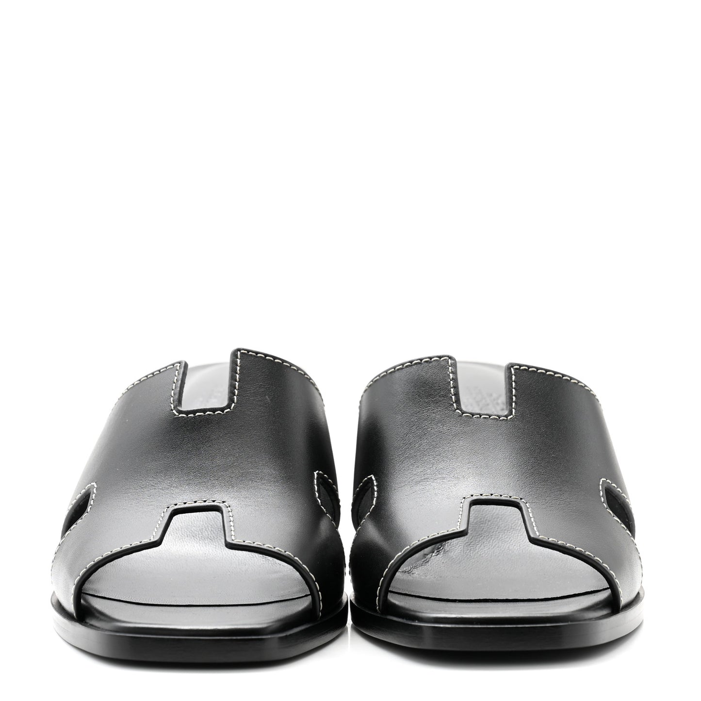 Calfskin Helia Sandals 37 Black