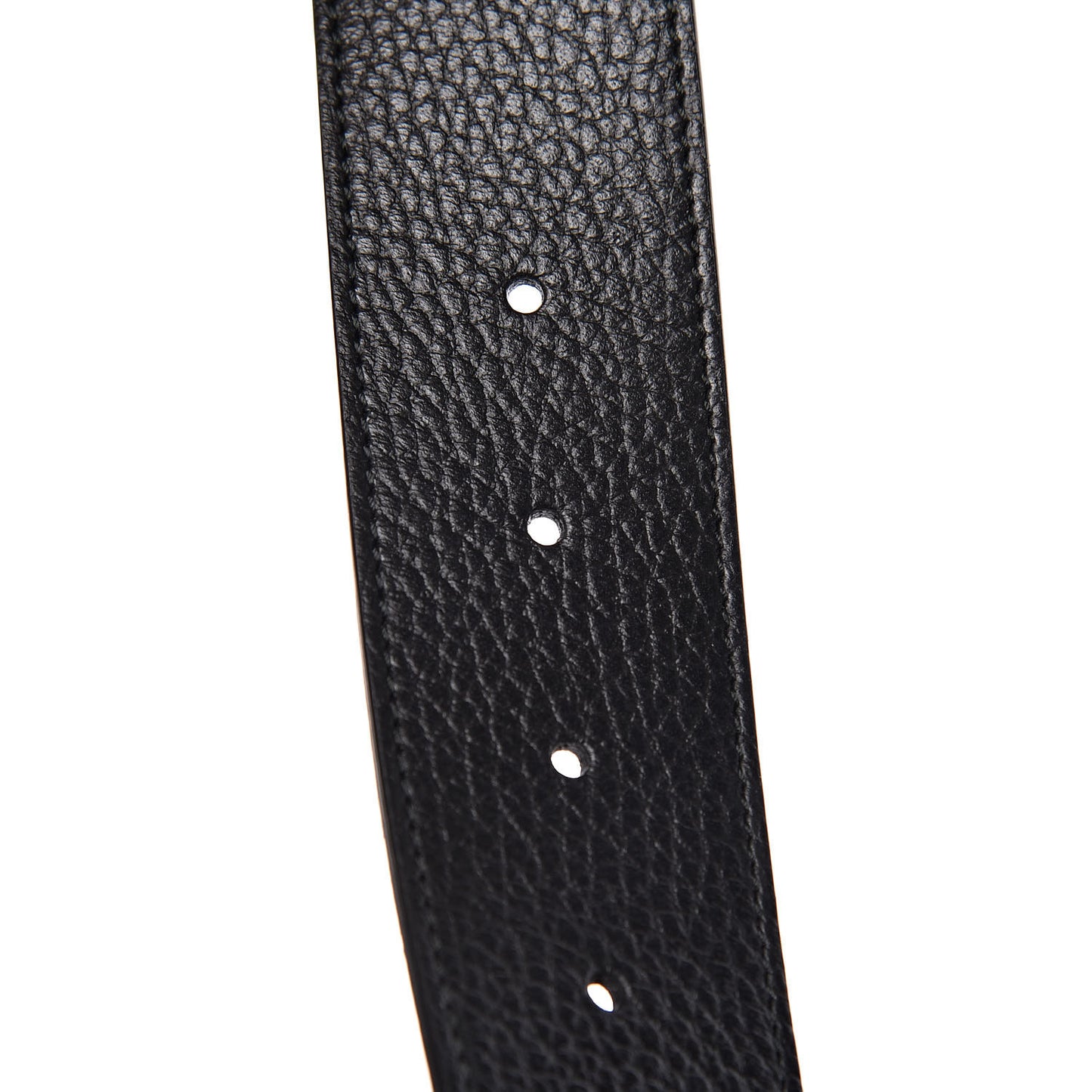 Dollar Calfskin 1973 Reversible Belt 80 32 Black Deep Cobalt