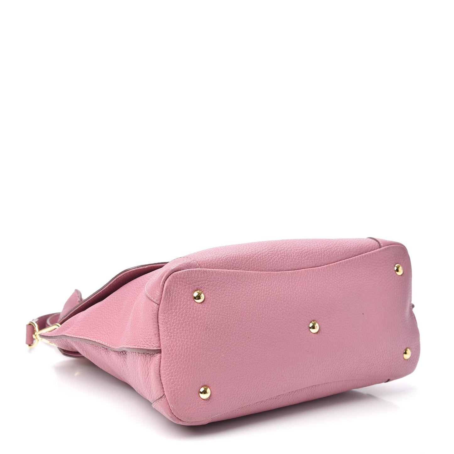 Calfskin Studded Crossbody Pink
