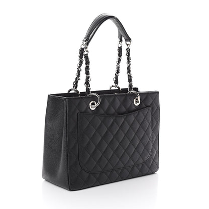 Chanel Caviar Quilted Grand Shopping Tote GST Black 2 of 9