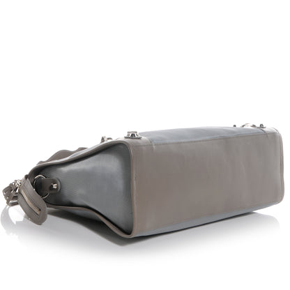 Balenciaga Technical Mesh Vegetable Calfskin Classic Silver Hardware City Gris Ardoise Gris Pyrite 4 of 9