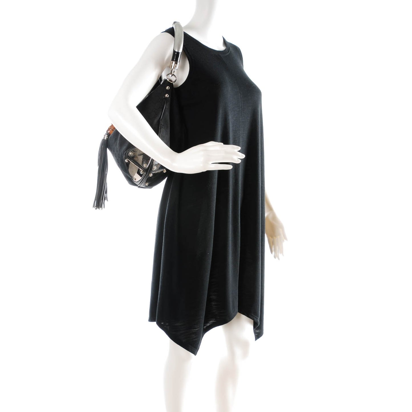Monogram Large Indy Top Handle Bag Black