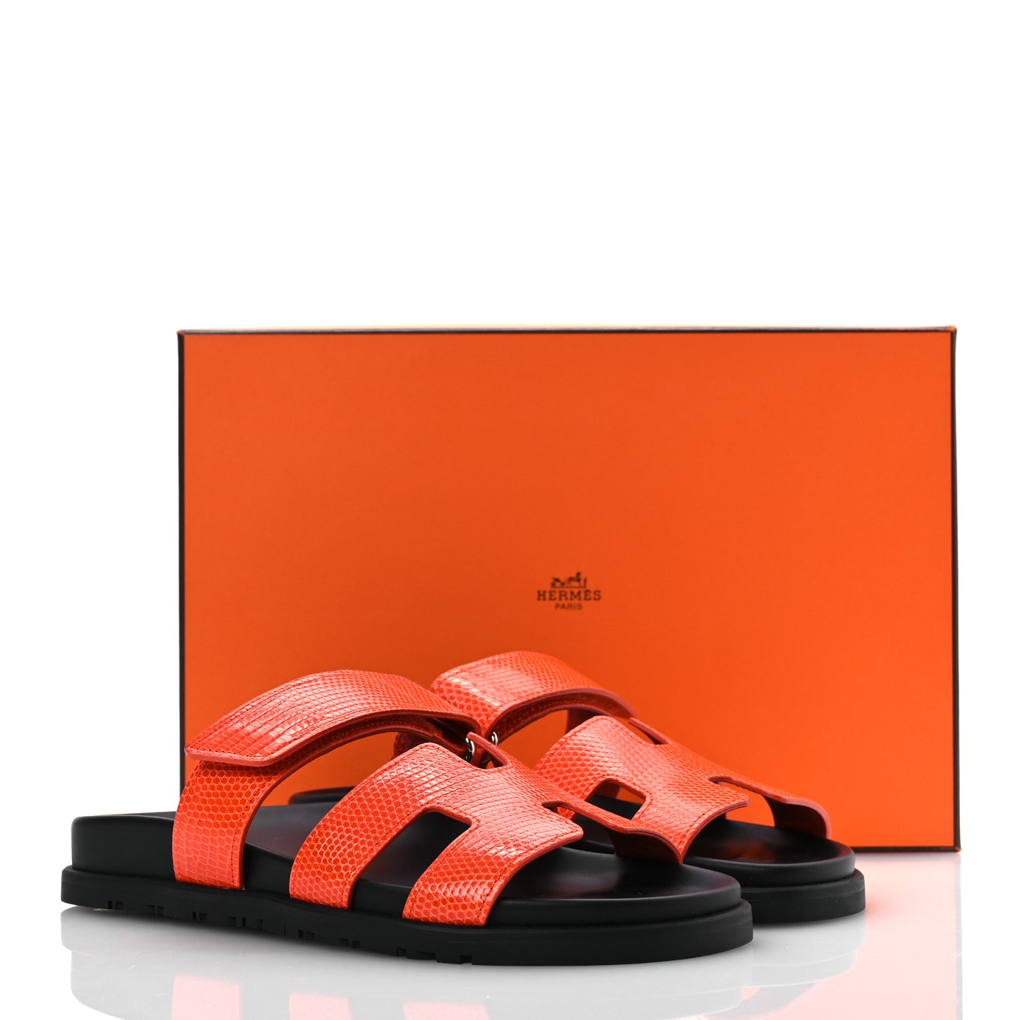Lizard Womens Chypre Sandals 37 Orange Synthetique