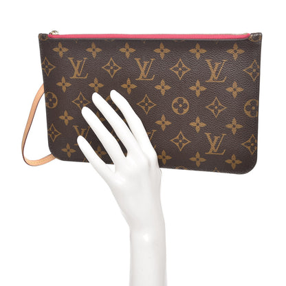 Louis Vuitton Monogram Neverfull MM GM Pochette Pivoine 2 of 8