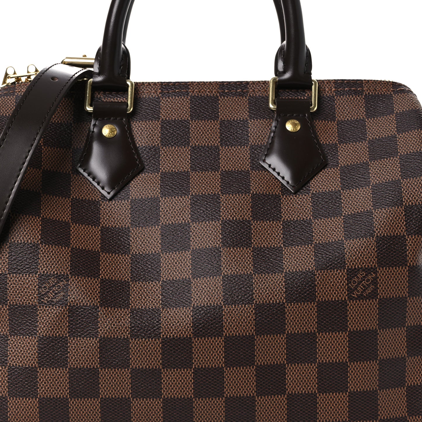Damier Ebene Speedy Bandouliere 25
