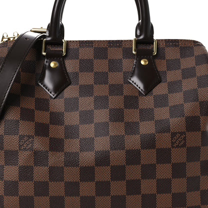 Louis Vuitton Damier Ebene Speedy Bandouliere 25 8 of 11