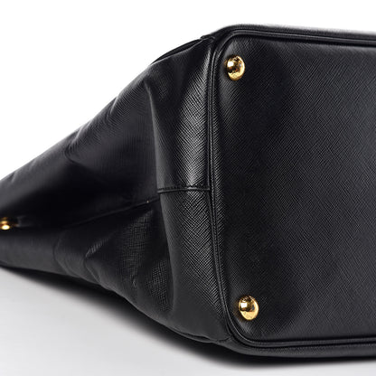 Prada Saffiano Lux Large Tote Black 5 of 11