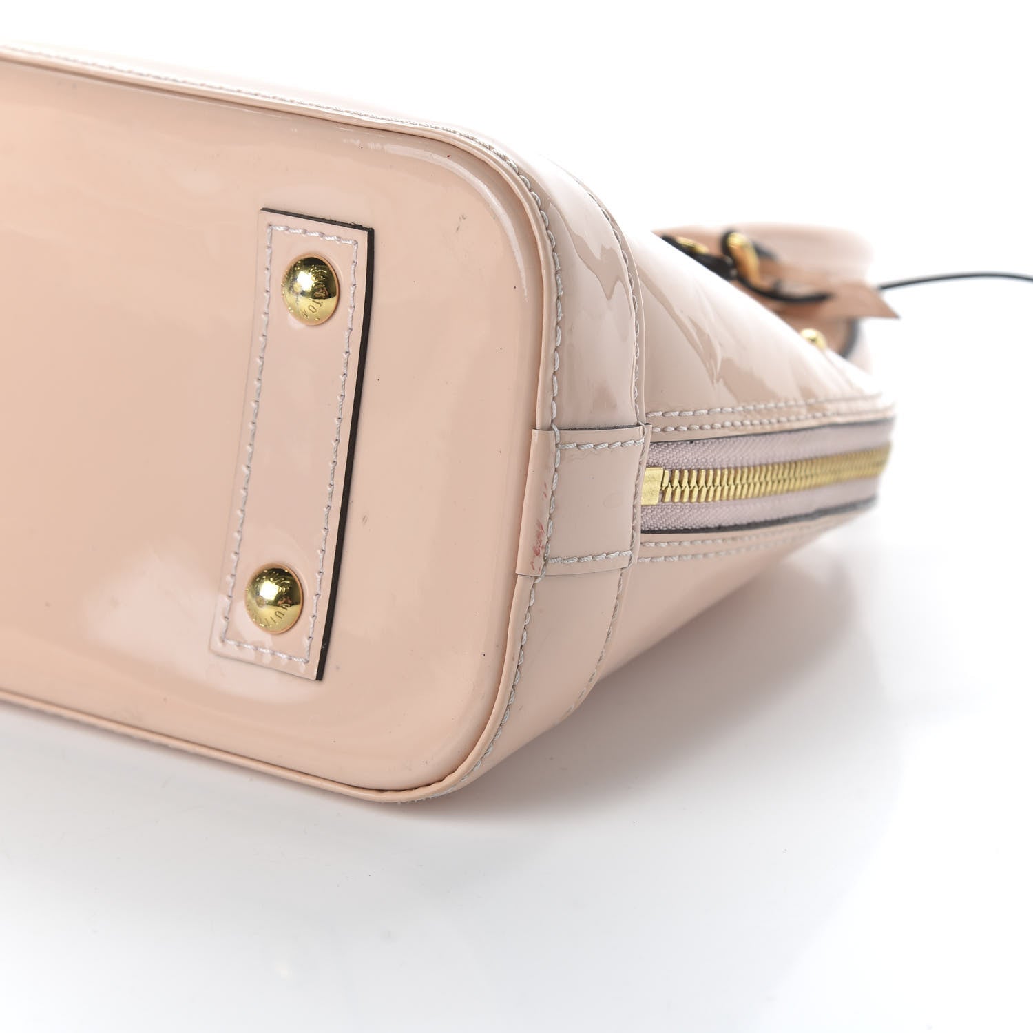 Louis Vuitton Vernis Flowers Alma BB Rose Ballerine 7 of 10