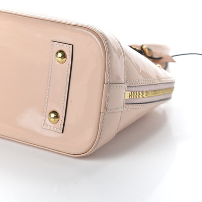 Louis Vuitton Vernis Flowers Alma BB Rose Ballerine 7 of 10