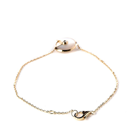 Cartier 18K Yellow Gold Diamond Mother of Pearl Amulette de Cartier Bracelet 3 of 5