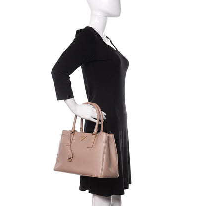 Prada Saffiano Lux Medium Tote Orchidea 3 of 12