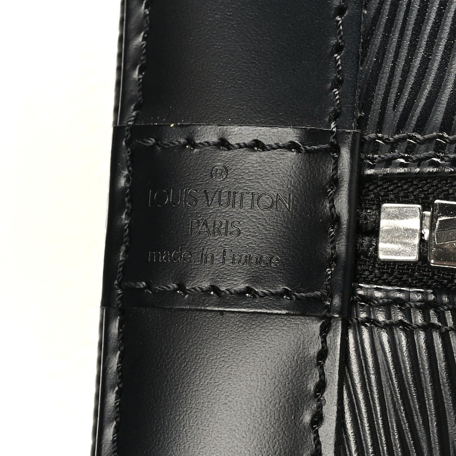 Louis Vuitton Epi Alma PM Black 6 of 10