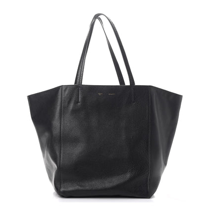 Celine Grained Calfskin Medium Horizontal Cabas Phantom Black 1 of 18