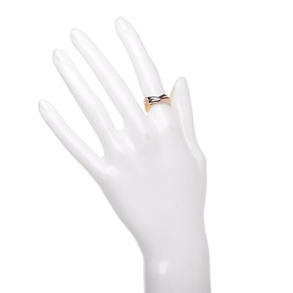 Cartier 18K Pink Yellow White Gold Small Trinity Ring 51 5.75 2 of 5