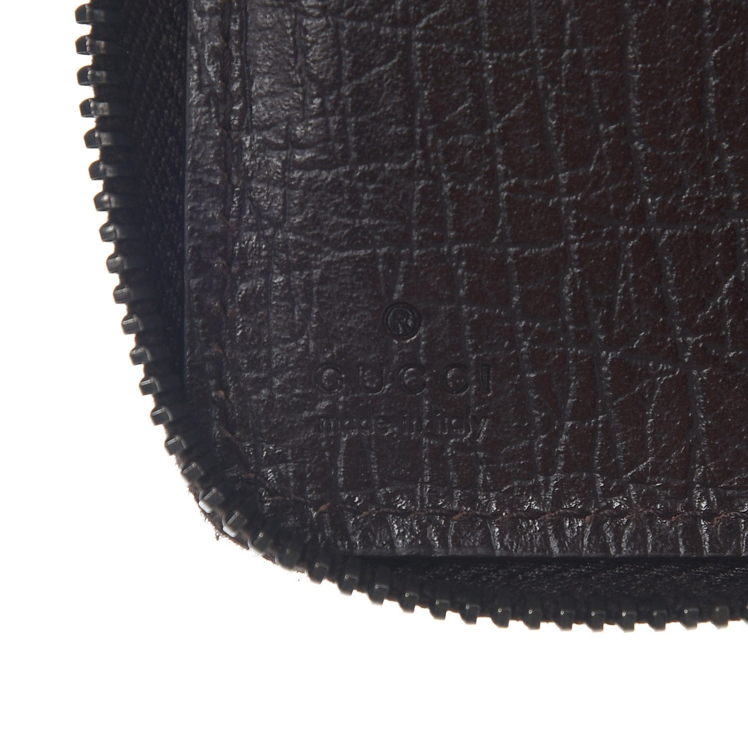 Gucci GG Plus Monogram Zip Around Wallet Dark Brown 7 of 8