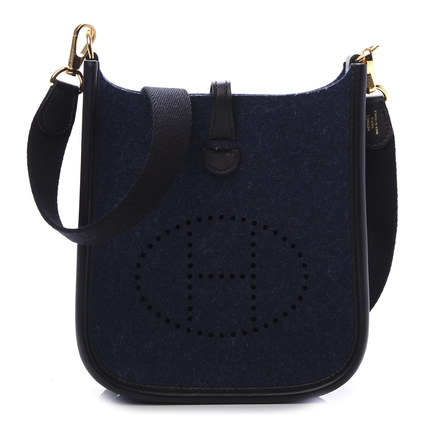 Hermes Feutre Swift Evelyne TPM Bleu Nuit Black 1 of 11