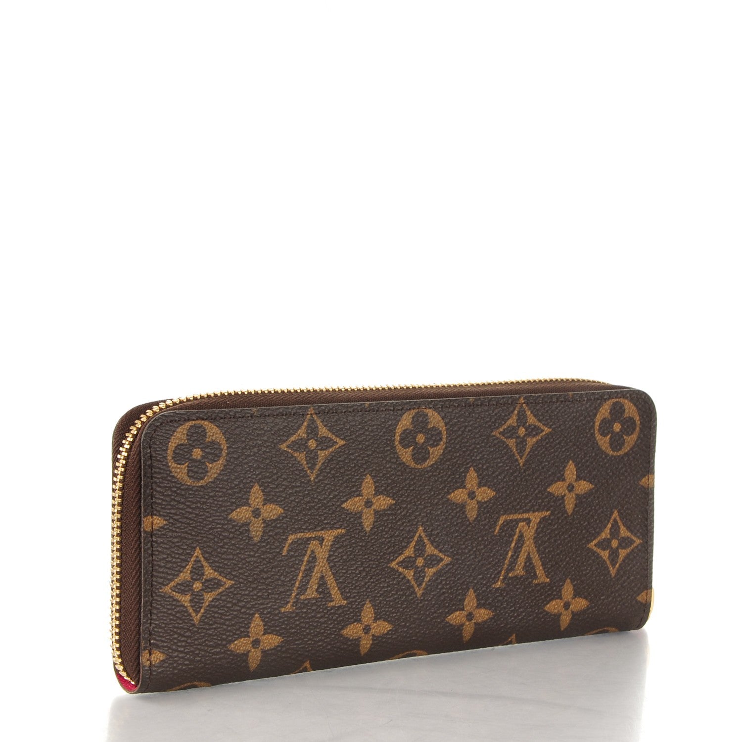 Louis Vuitton Monogram Clemence Wallet Hot Pink 3 of 7