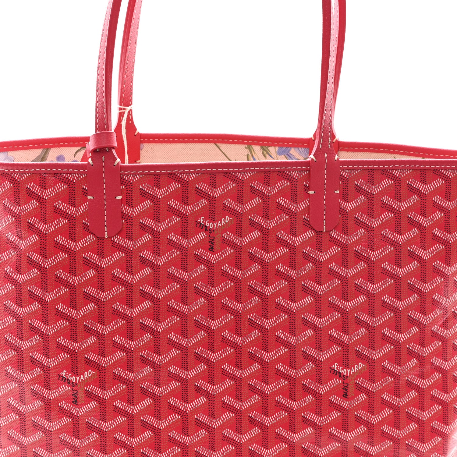 Goyard Goyardine Le Jardin Saint Louis PM Fuchsia 9 of 11