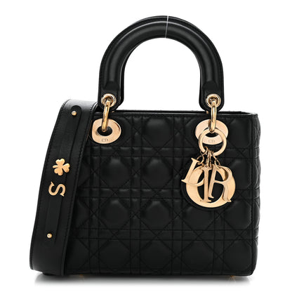 Christian Dior Lambskin Cannage Small My ABCDior Lady Dior Black 1 of 11