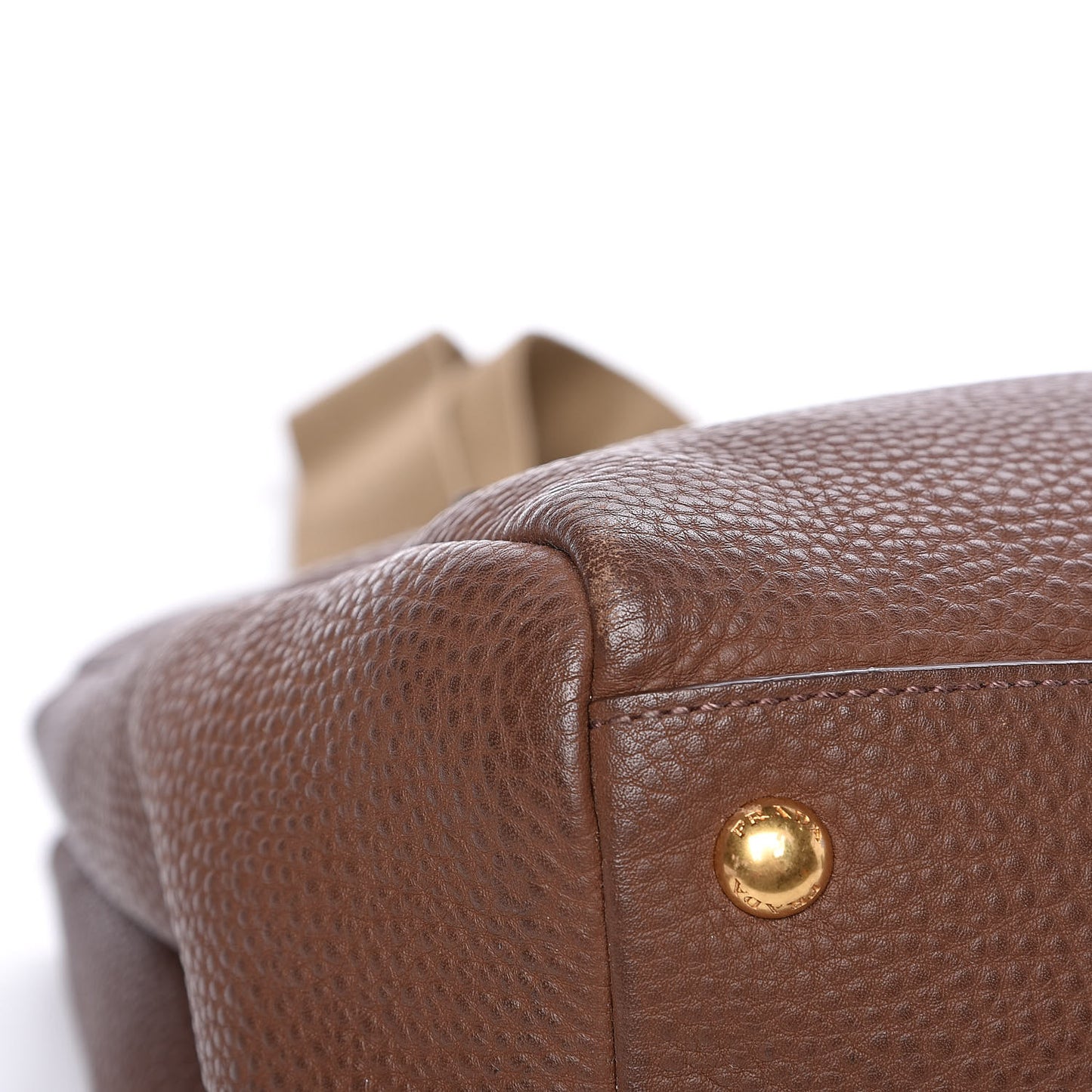 Vitello Daino Shopping Tote Palissandro