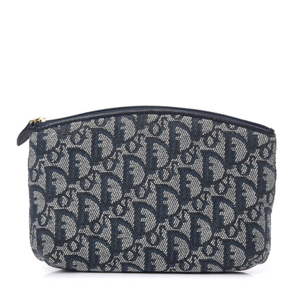 Christian Dior Monogram Cosmetic Case Blue 1 of 10