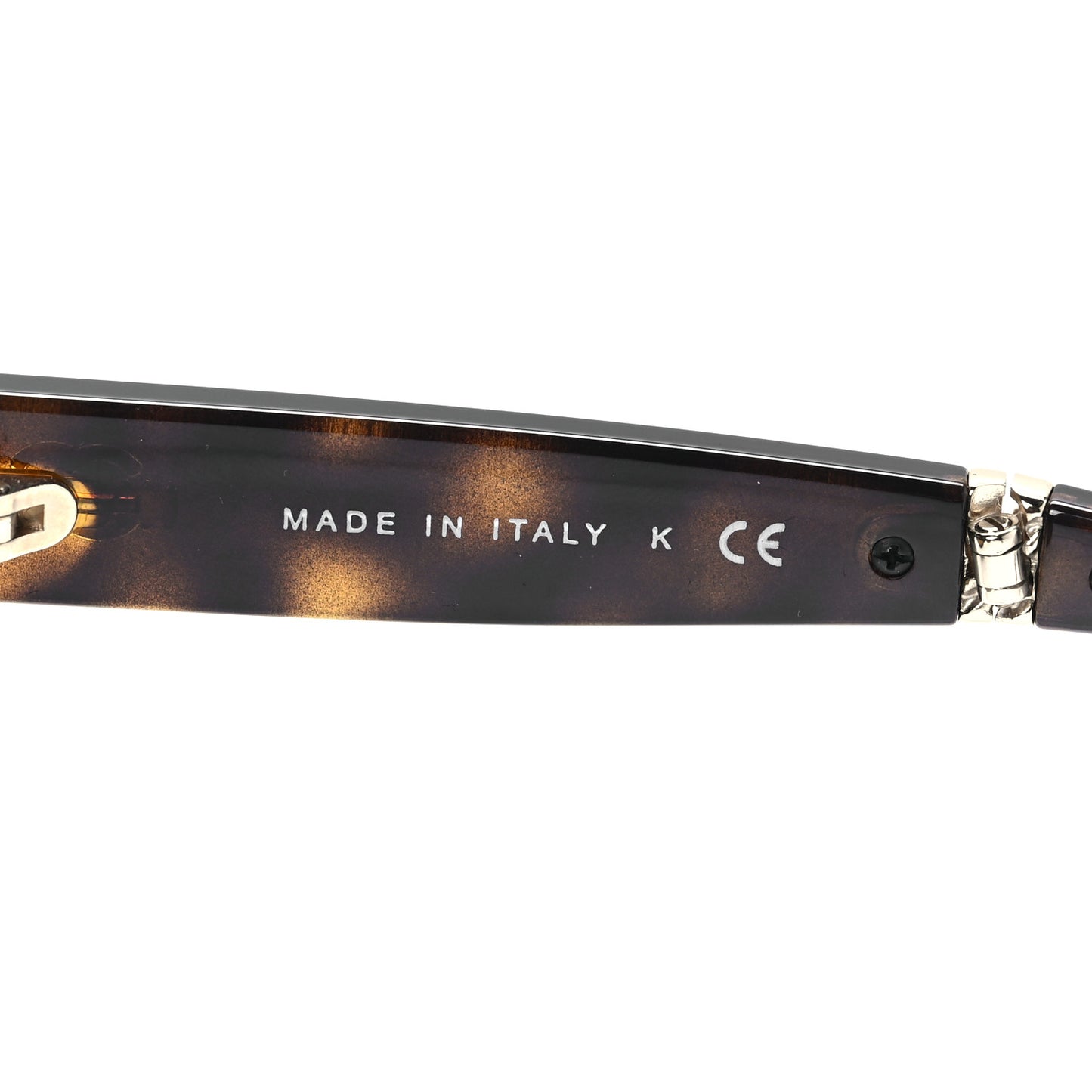 Nylon Metal Square Folding Sunglasses 6053 Tortoise