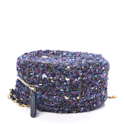 Chanel Tweed Round Clutch With Chain Multicolor 4 of 7